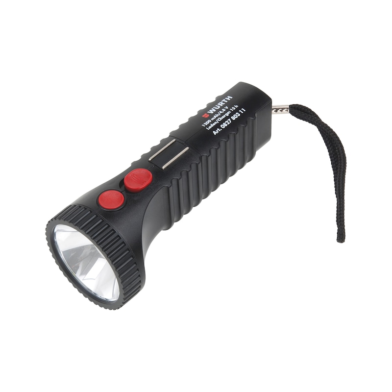 Torcia Tascabile Solare TOOLCRAFT TO-8602005, LED, Impermeabile IPX8, Con Dinamo A Manovella, 3 Modalità Di Luce - 2