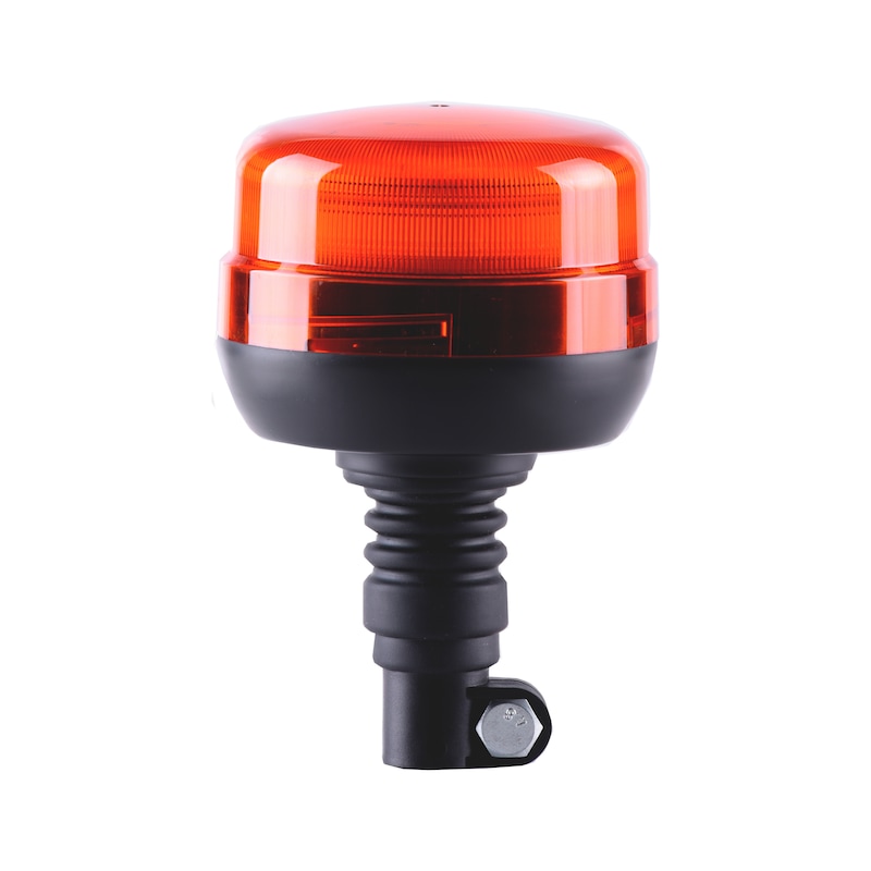 Gyrophare LED 12/24V IP56 orange flashant pour poids-lourds et VL