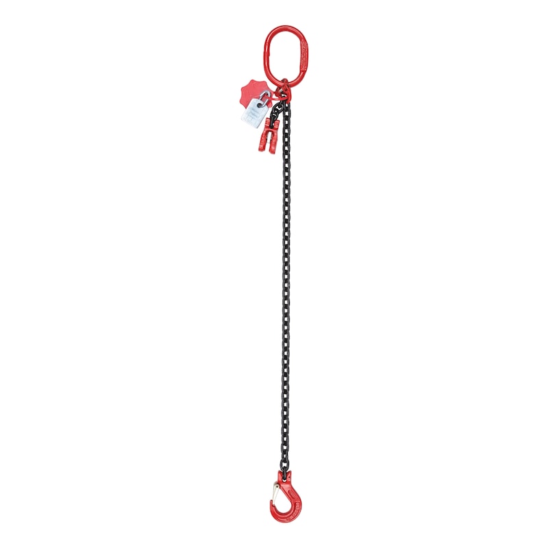 Elingue de levage à chaine GK8 - 1 brin - grade 80