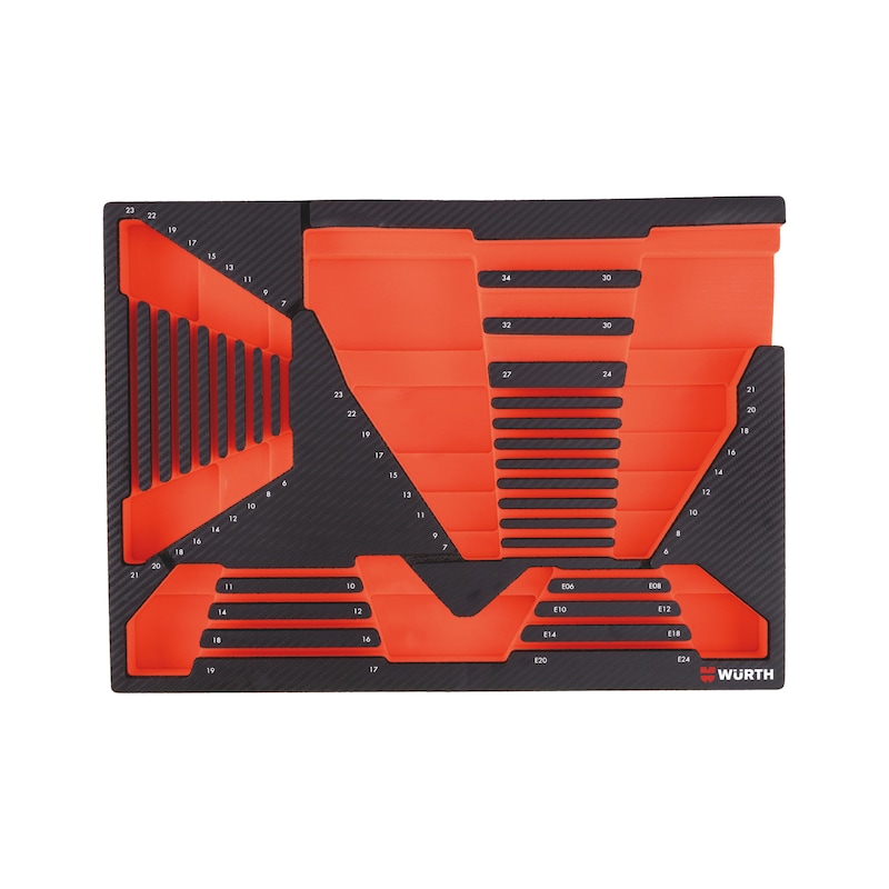 Alvéole vide 8.4.1 pour clés plates doubles - 29 pcs