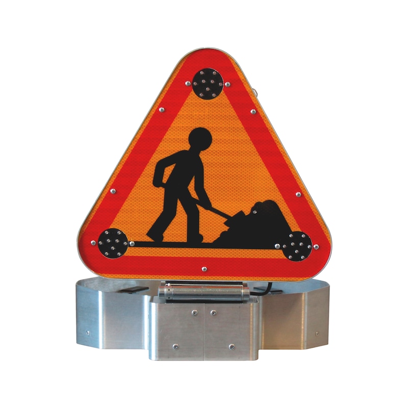 Triangle Triflash Led avec kit de relevage électrique 500mm