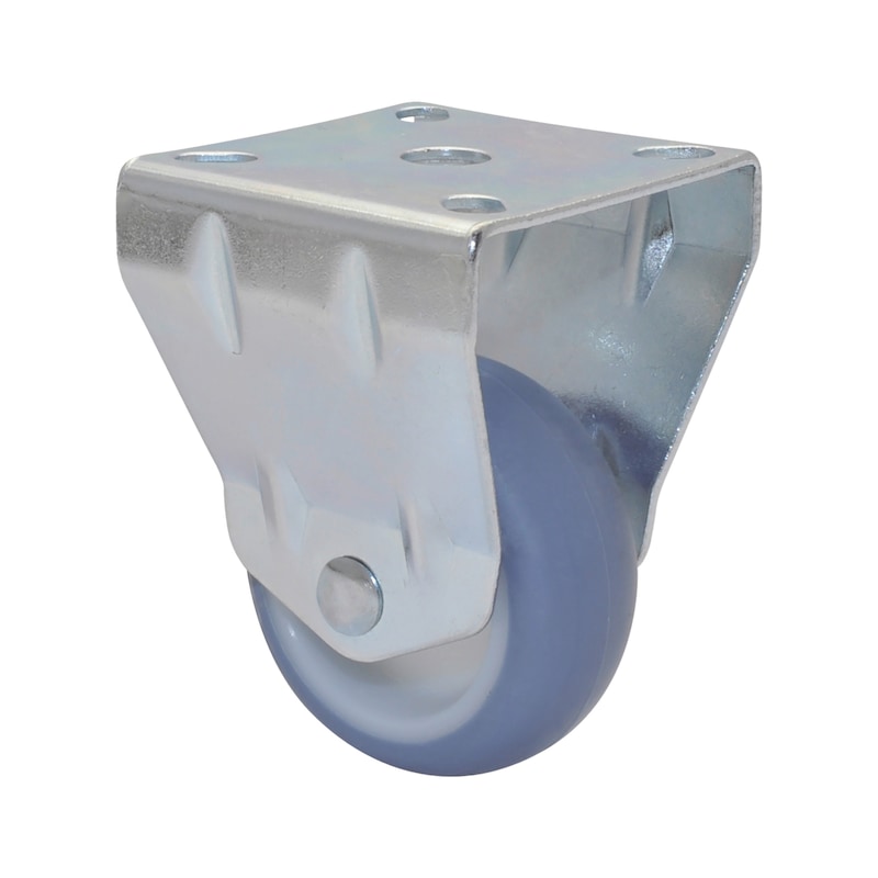 Roulette fixe ECO ultra-souple pour sols durs