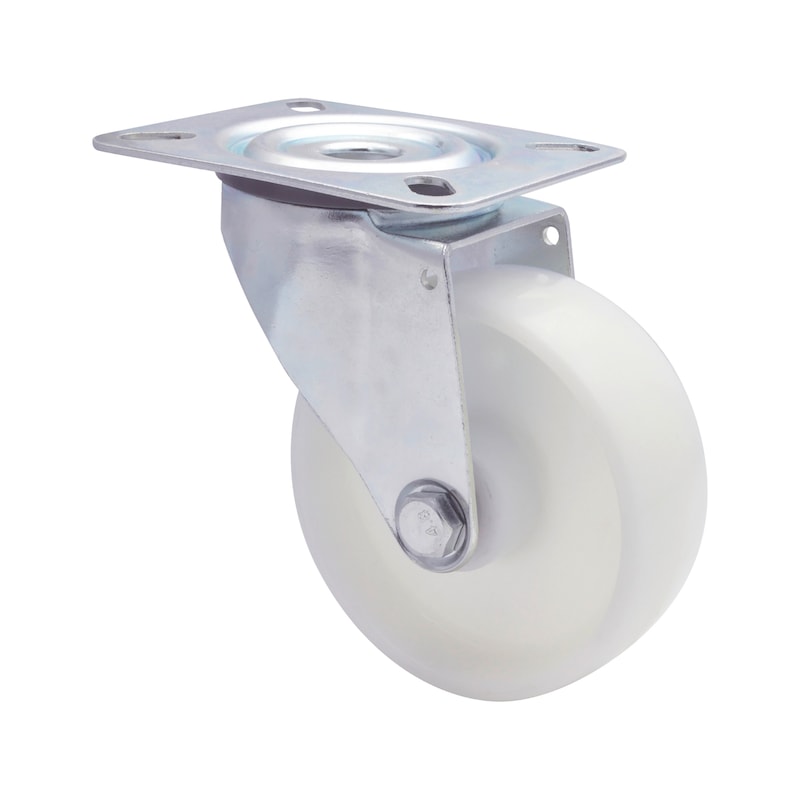 Roulette industrielle pivotante dure pour charges lourdes