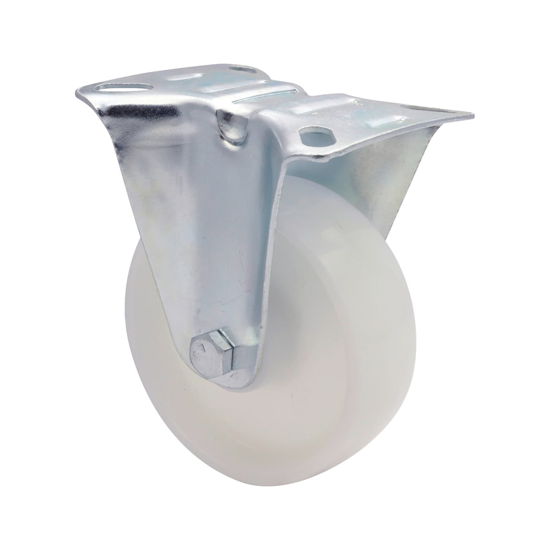 Roulette fixe industrielle pour charges lourdes