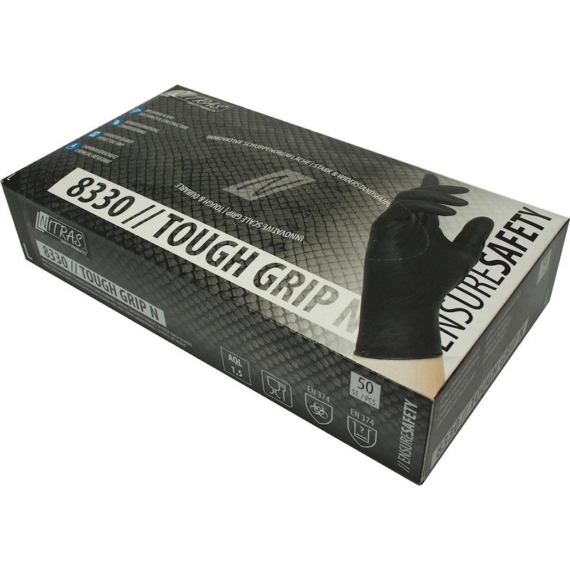 Buy Disposable gloves Nitras Toughgrip N 8330 online