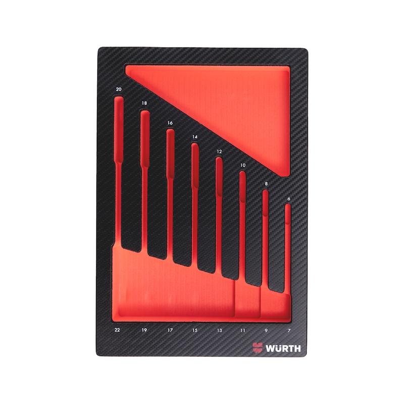 Alvéole vide 4.4.1 pour clés plates doubles - 8 pcs