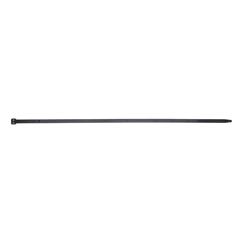 MroMax Kabelbinder – 500 Stück, 1x150 Mm, Schwarz, Mit Metallkern