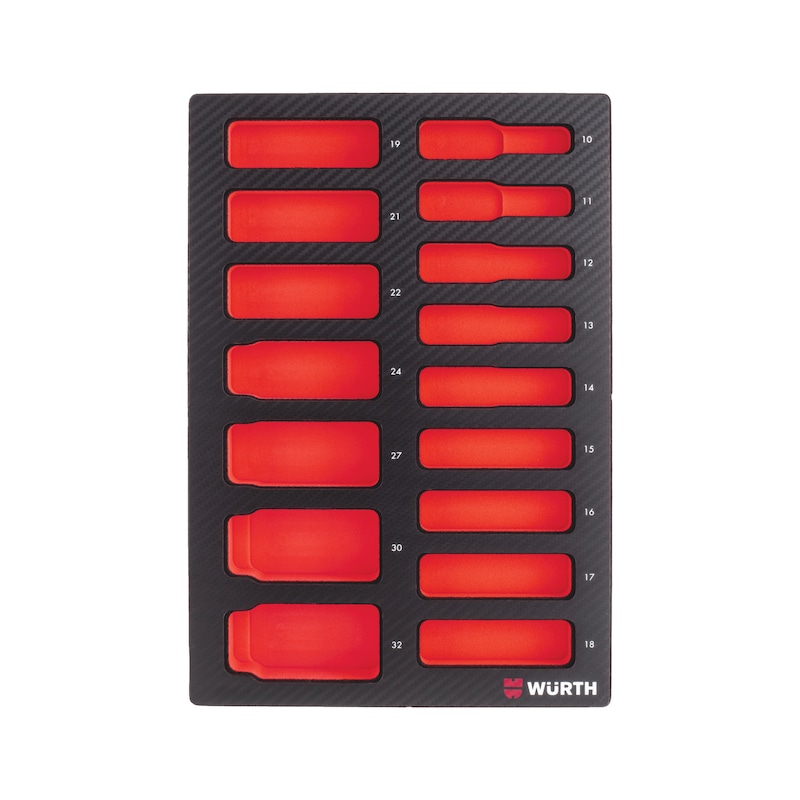 Alvéole vide 4.4.1 pour douilles 1/2 pouce - 16 pcs