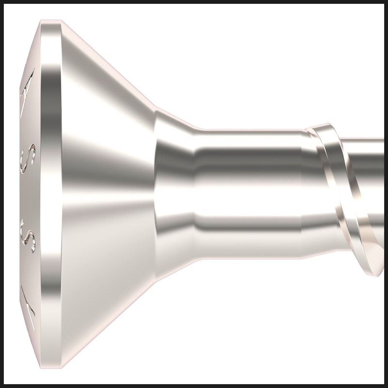 ASSY<SUP>®</SUP> 4 RCS Beschlagschraube Stahl vernickelt Vollgewinde Linsensenkkopf - SHR-LISEKPF-HO-RW10-(E1J)-3X25/22