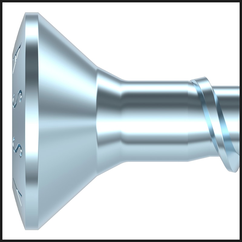 ASSY<SUP>®</SUP> 4 CS fittings screw Steel zinc plated full thread countersunk head - SCR-CS-WO-RW20-(A2K)-4X50/44