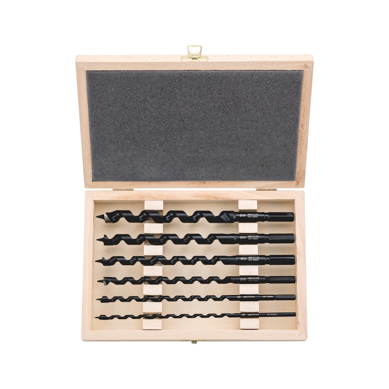 Coffret de mèches à bois Longlife et Speed 165 mm