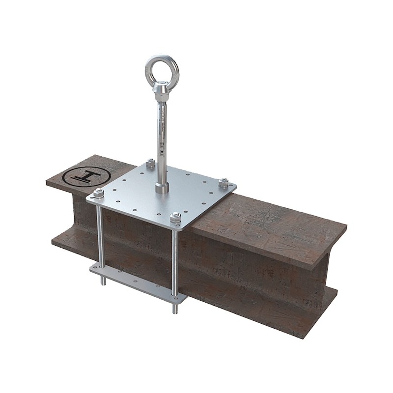 Point d'ancrage ABS Lock X-Clamp pour poutre en acier