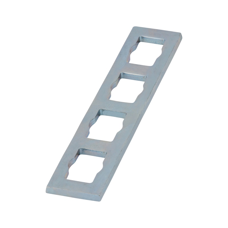 Eclisse Varifix acier galvanisé à chaud pour rail de montage 41