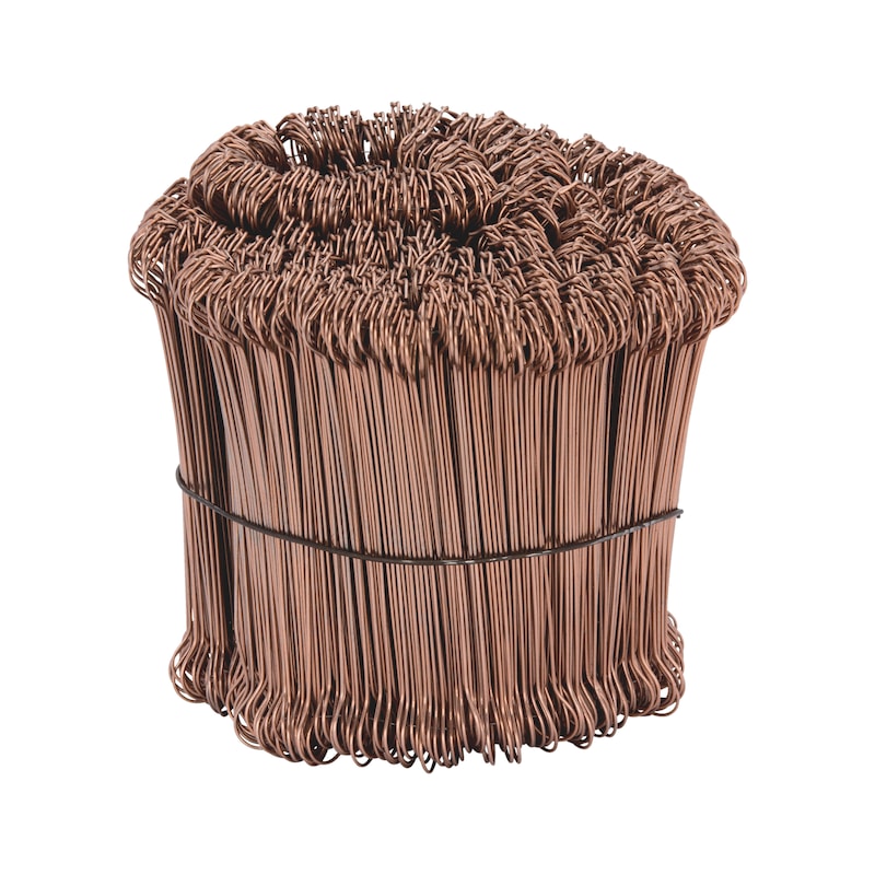 Steel coppered double knotted