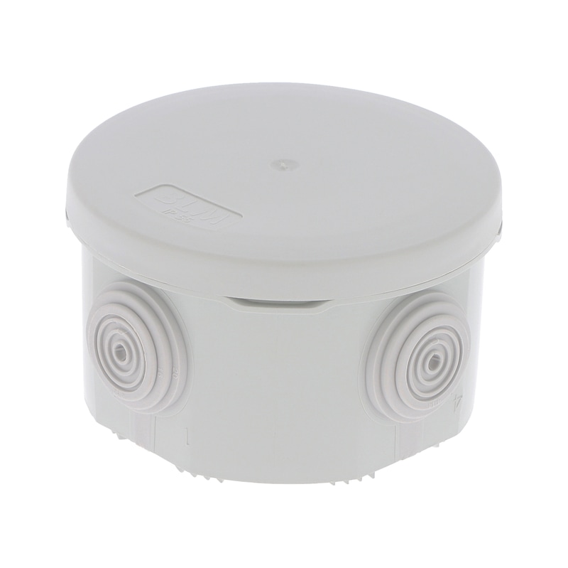 Boîte de dérivation ronde sans halogène à clipser