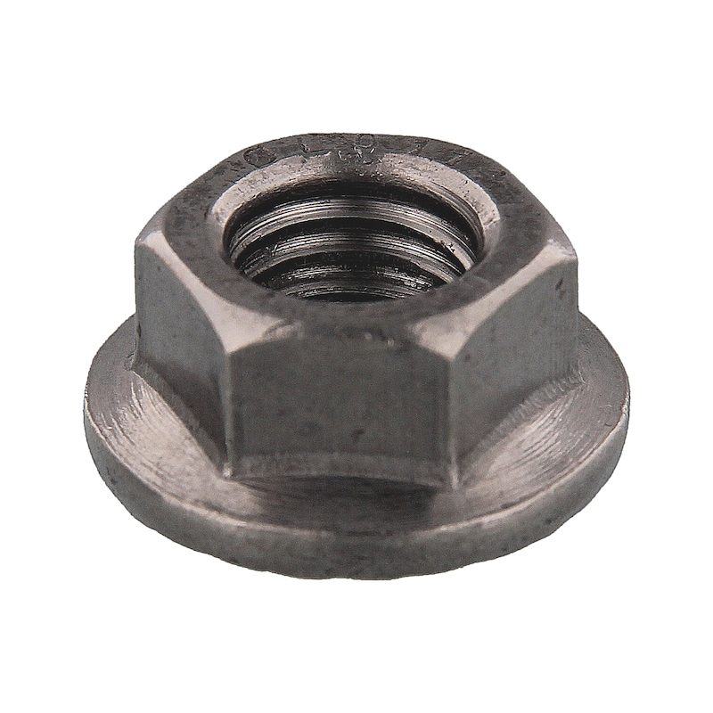 20x M2 Flanschmuttern Titan Grau - Aluminium Legierung Selbstsichernd