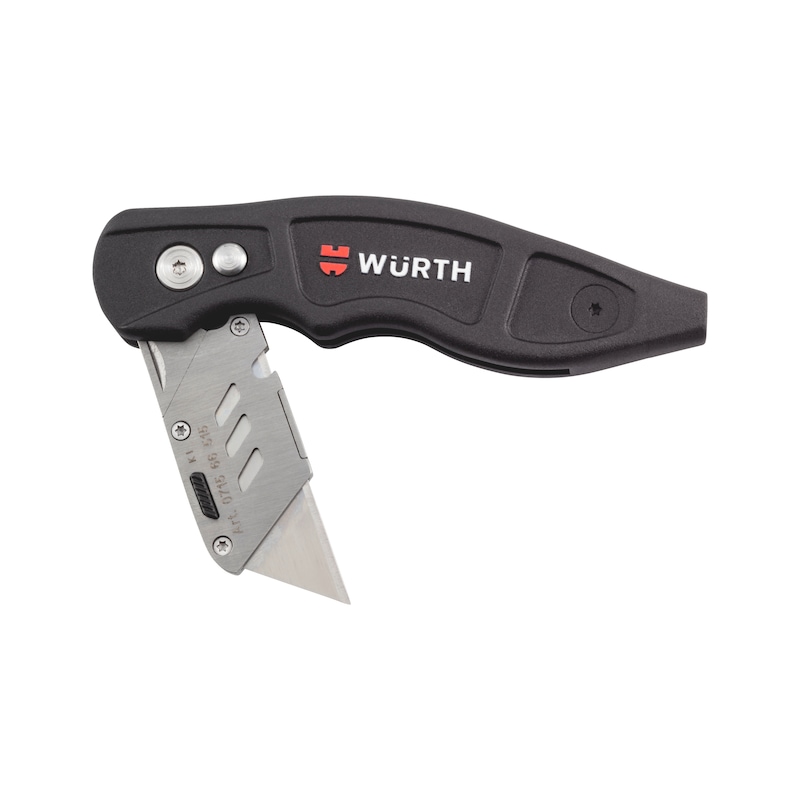 Trapezoidal blade knife set - KNFE-SET-W.TRAPEZIUMBLADE-BITS-POUCH