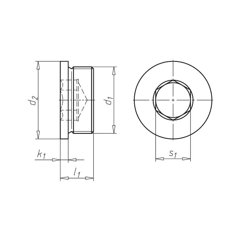 Maschio Conico UNC 1 X 8 – Acciaio Al Tungsteno Per Filettatura - 2