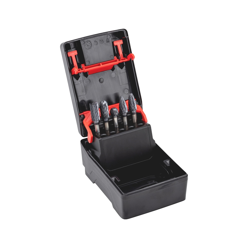 Coffret de fraises en carbure de tungstène TiAlSiN - 5 pcs