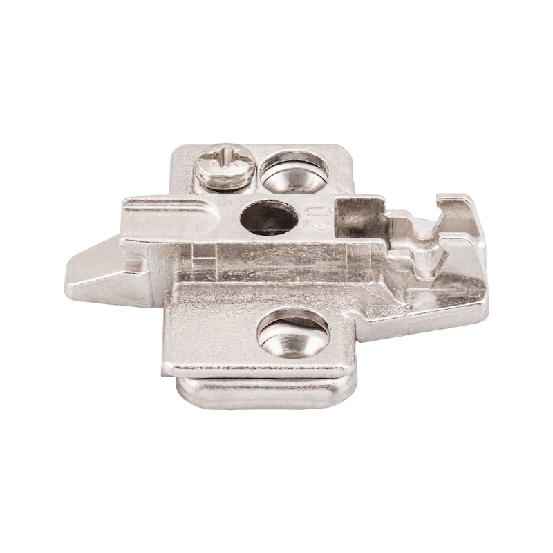 Plaque de montage Grass Nexis ZD avec fixation 2-3pts