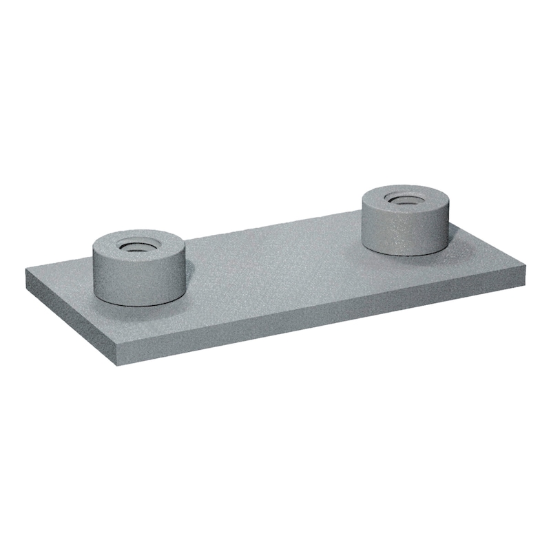 Plaque de soudage DIN3015-1 type SP zinc/nickel