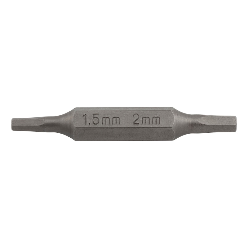 Embout de vissage double 6 pans mâle pour tournevis de précision