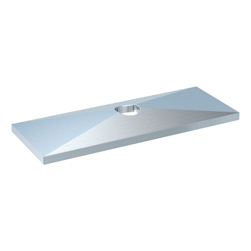 Plaque DIN3015-3 type GD acier zinc/nickel
