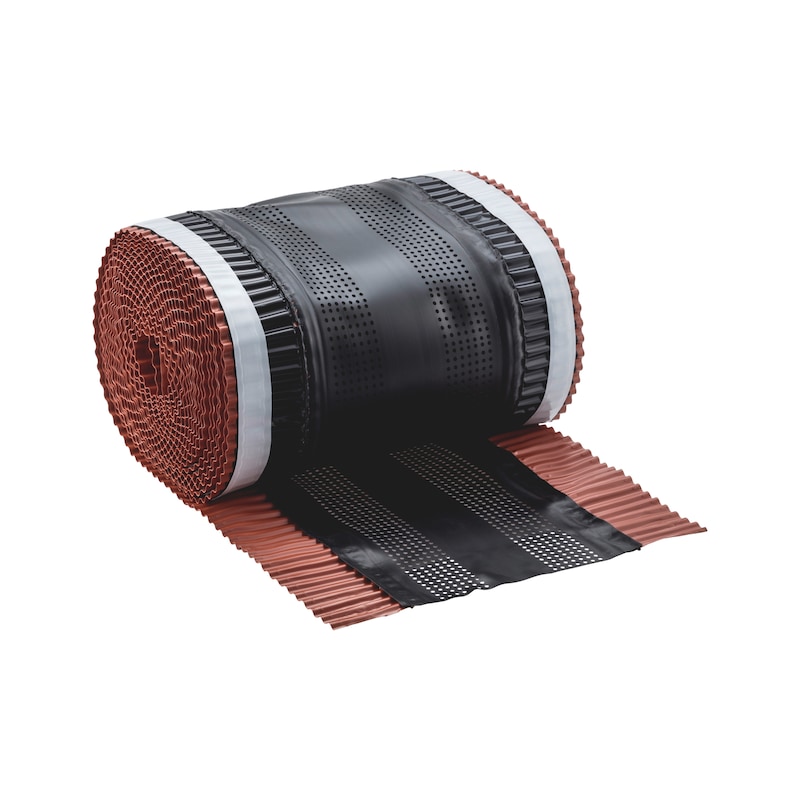 Closoir WÜTOP Uni-Roll pour faîtage ventilé - tuiles béton/terre cuite