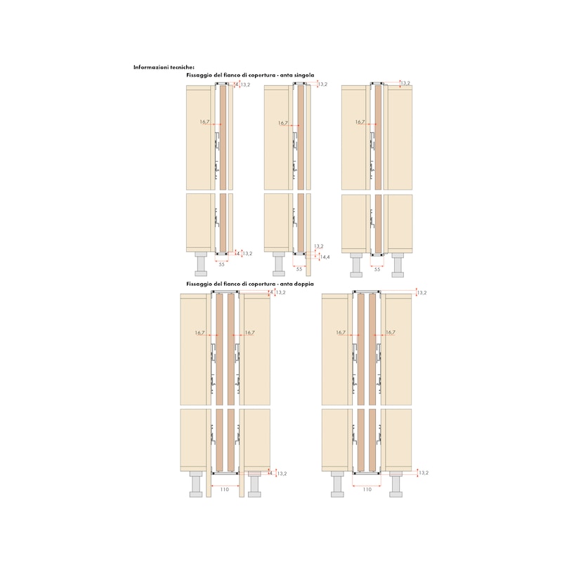 Comprex Ante Rientranti Sistema ante rientranti Exedra | Würth
