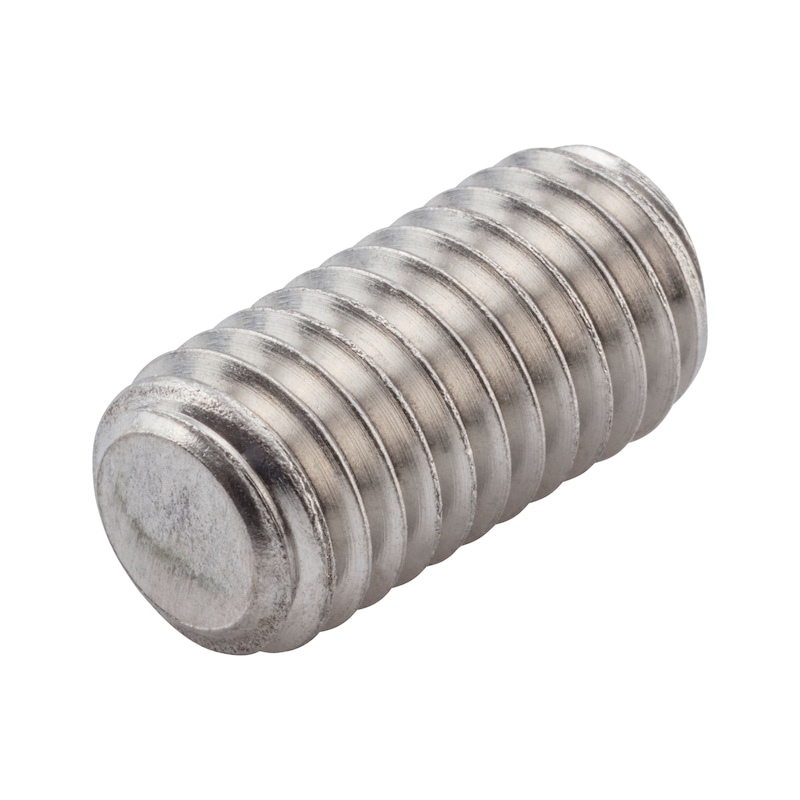 Hexagon socket set screw with truncated cone ISO 4026 A4 stainless steel 21H, plain - SCR-FLPT-ISO4026-A4-21H-HS5-M10X25