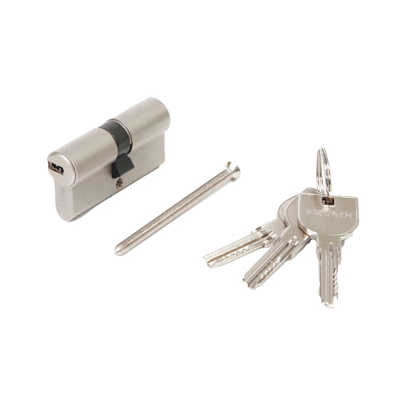 Double cylindre W6X réversible, 6 goupilles, anti-crochetage