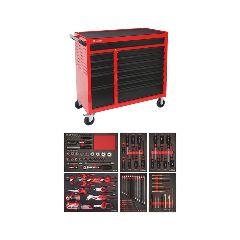 Bestykket værkstedsvogn WE