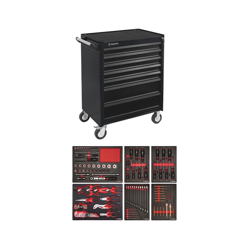 Bestykket værkstedsvogn  WE