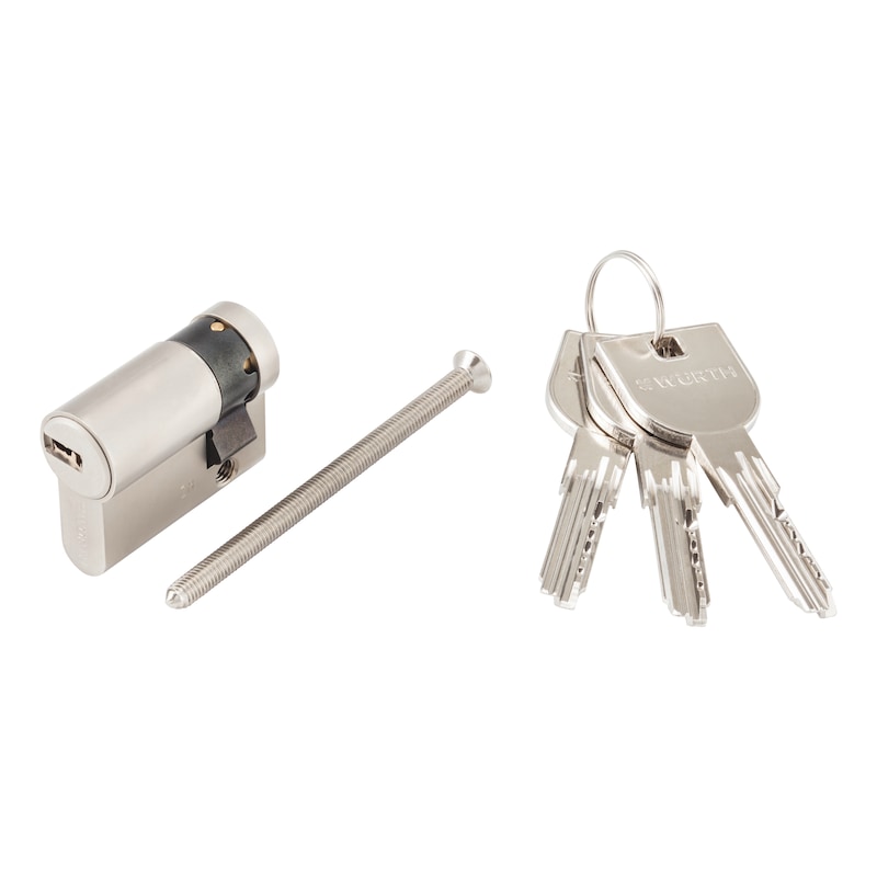 Demi-cylindre profilé W6X pour porte fermée d'un seul côté