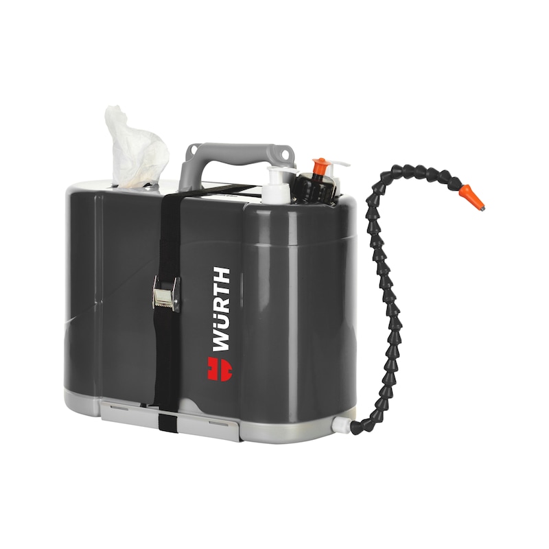 Station de lavage des mains pour véhicule utilitaire