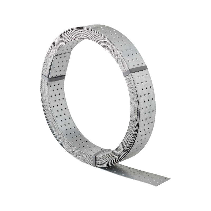 Feuillard de contreventement métallique pour charpente