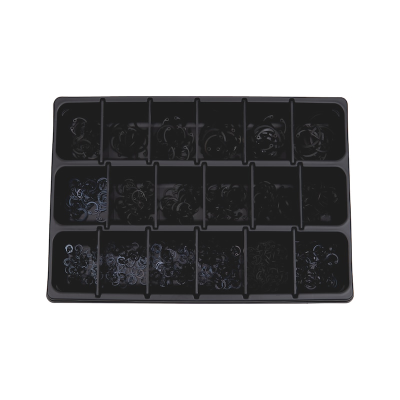 Assortiment de 1050 circlips intérieurs DIN 472 SOKO