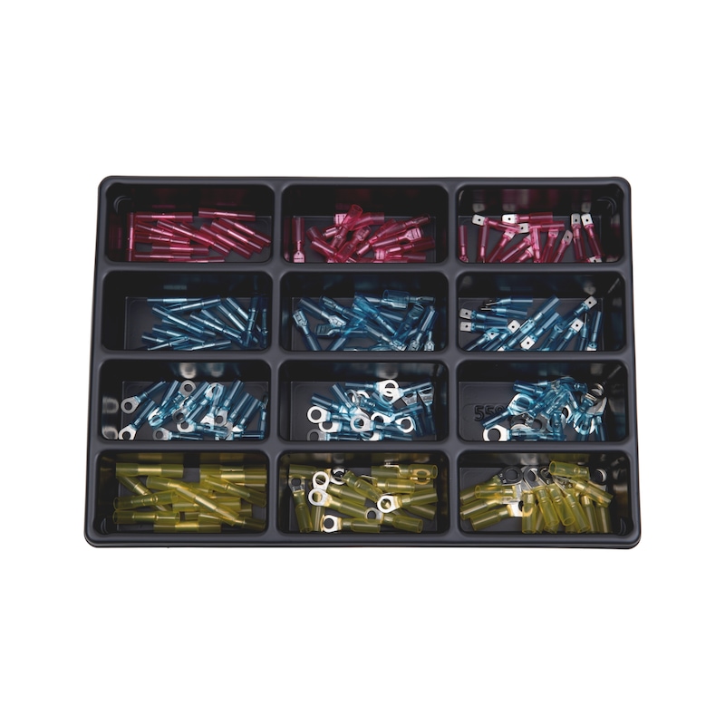 Assortiment de connecteurs à sertir thermorétractables - SOKO - 180 pcs