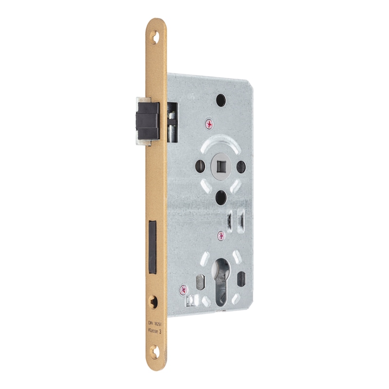 Häfele Cierre Puerta Clase 3 Cerradura de Embutir Acero Inox Pz 72