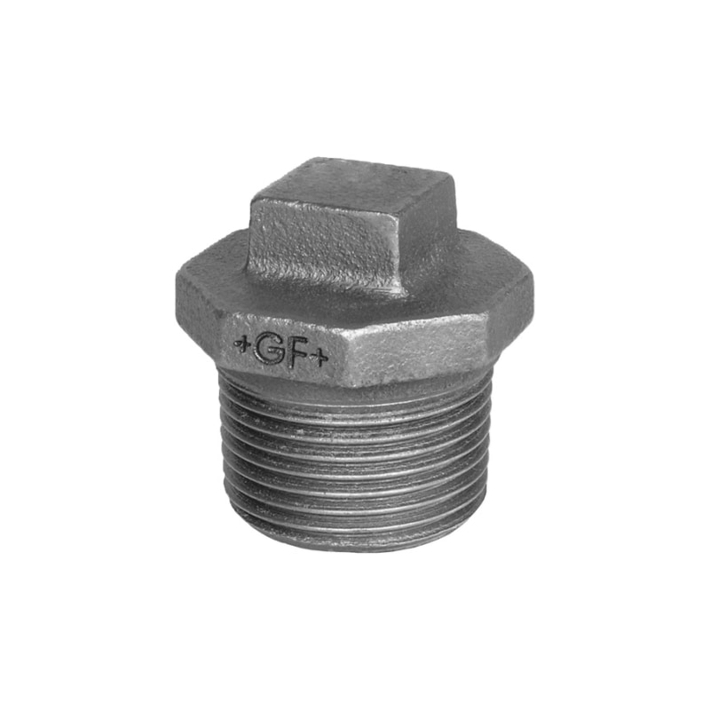 Raccord de tuyau bouchon Premium 290 EN 10242 T9 galvanisé à chaud