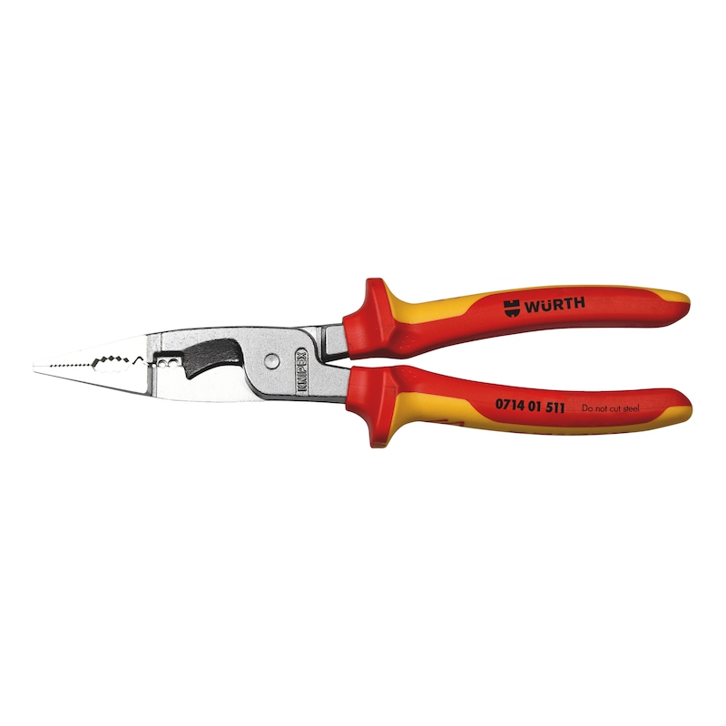 Pince d'installation isolée multifonction VDE d'électricien