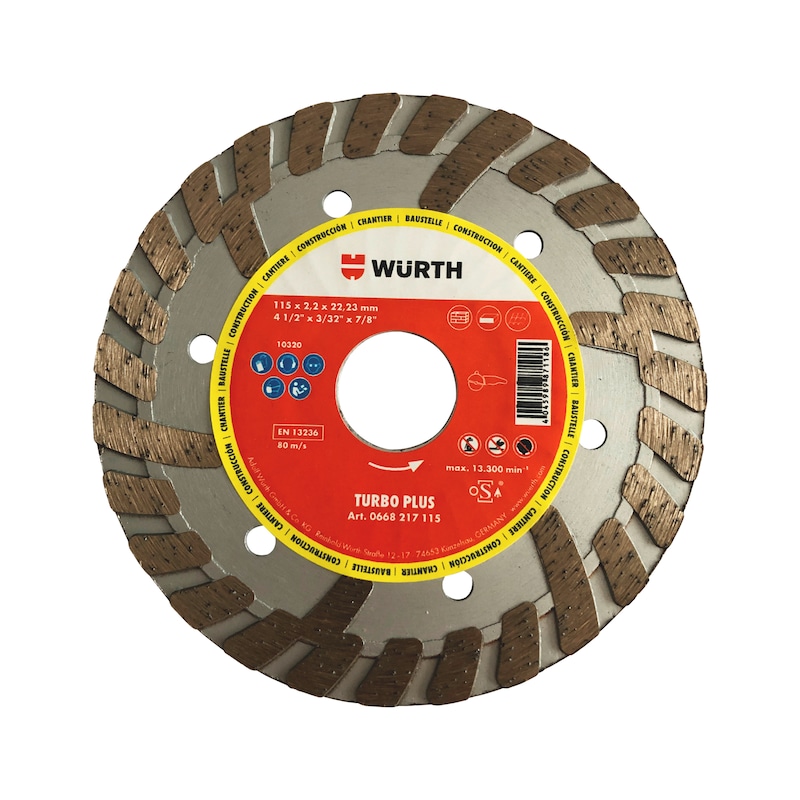 Disque 115 Meuleuse Disque Diamant Turbo 115mm Pour Gres Cerame Et Ceramique Battipav Bestever Disque Carrelage 115