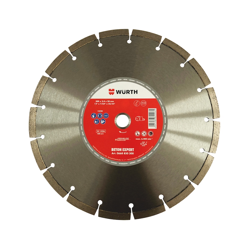 Disque diamant Béton Expert - Ø300, 350, 400 mm
