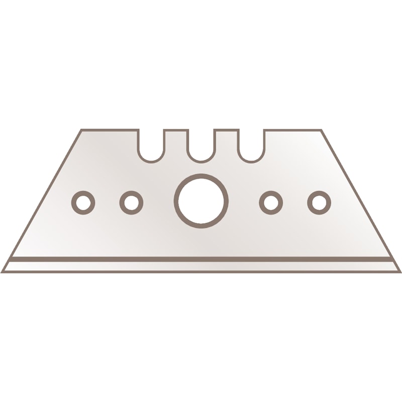 Lame trapézoïdale n°5232 pour couteau de sécurité Martor Secunorm