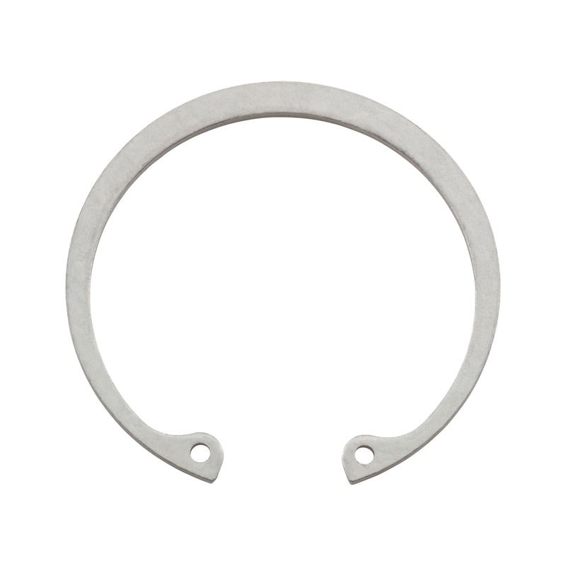 Circlip intérieur pour alésage - DIN 472 - acier zinc lamellaire - forme J