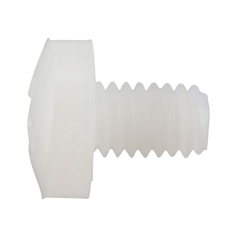Vis à tête cylindrique - ISO 7045/DIN 7985 - polyamide 6.6 - cruciforme PH