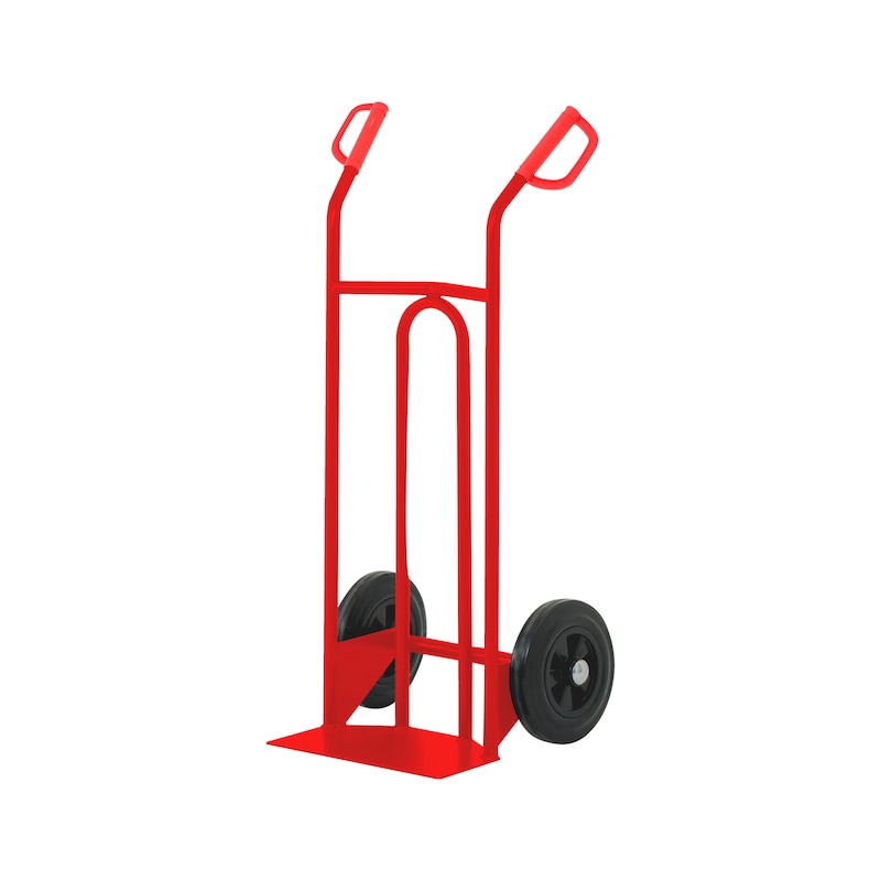 Diable avec pelle fixe et dossier incurvé - capacité 250 kg