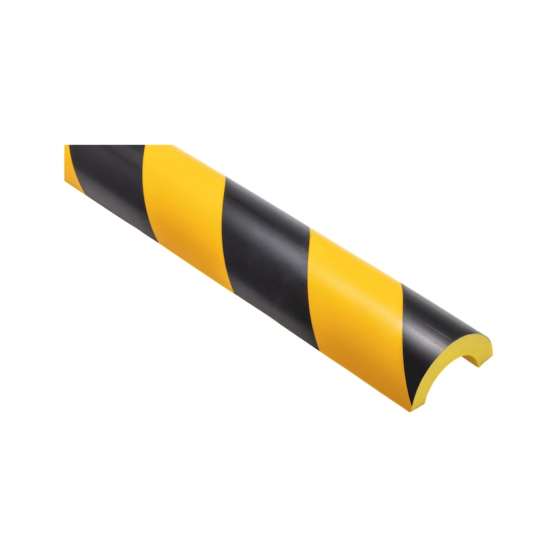 Profilé d'avertissement/protection arrondi pour matériaux ronds