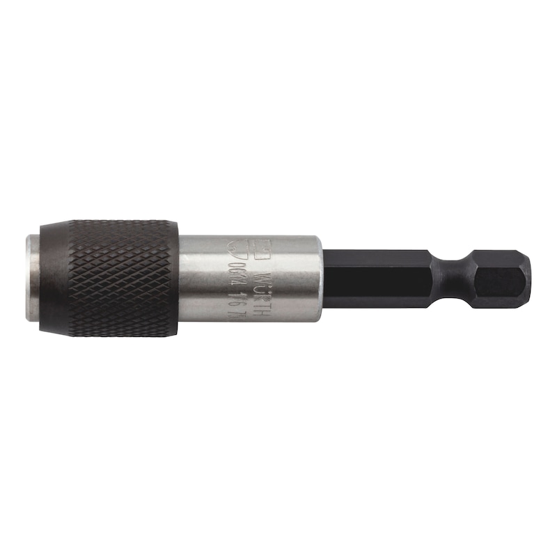 Porte-embouts Magnétique 1/4" 65mm - Changement Rapide Une Main, Compatible Tous Embouts 6 Pans