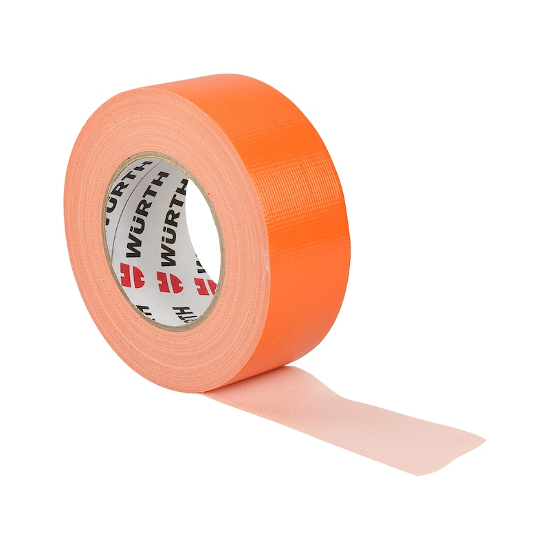 Ruban toilé orange bâtiment 50m - adhésif puissant
